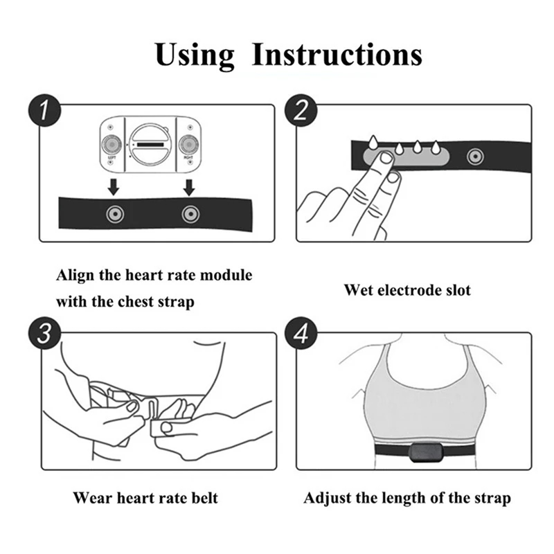 Heart Rate Monitor Chest Belt  - огляд і ціна Breath Rate Monitor