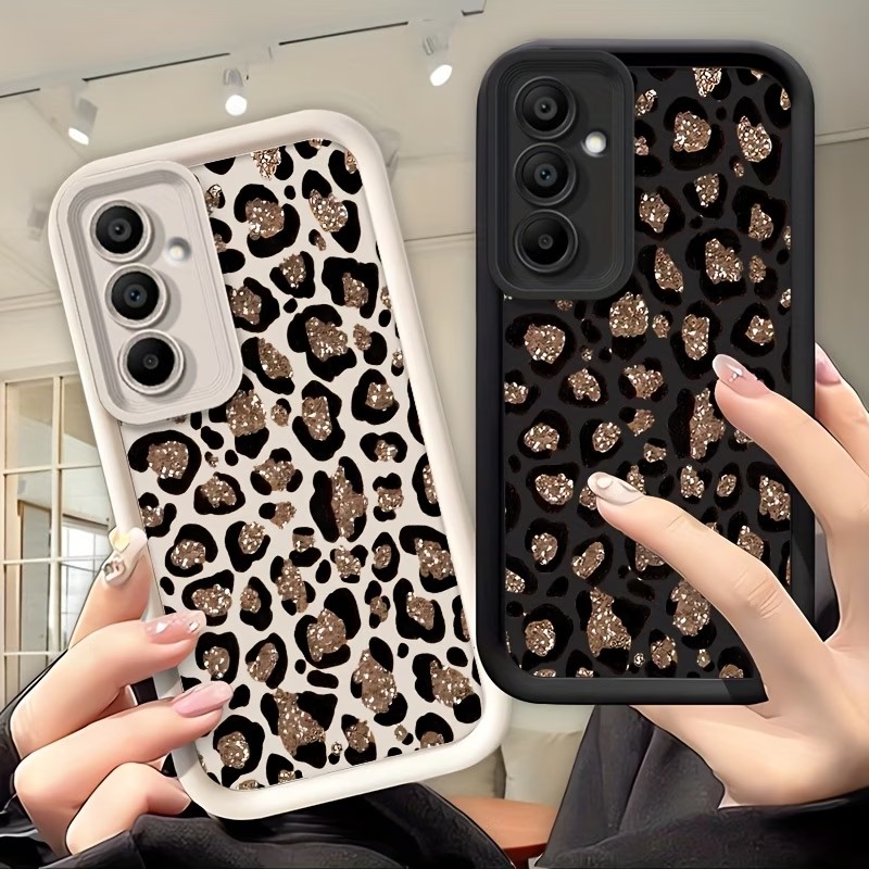 Glitter Leopard Print Silicone - огляд і ціна Samsung Galaxy A55