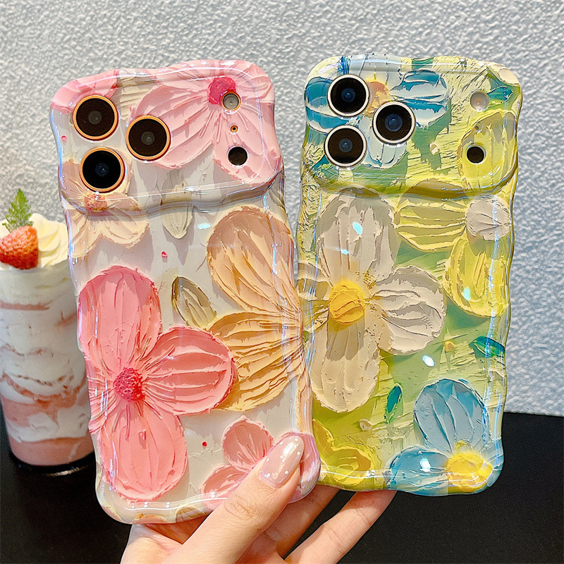 Fashion Oil Painting Flowers W - огляд і ціна Apple Iphone 15 Pro Max
